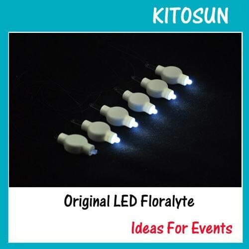 KITOSUN Factory in stock 100pcs in sale Cheap Battery Operated Hanging Led Floralyte Paper Lantern Lights