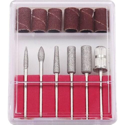 Nail Drill Bits nail file Electric Manicure Tools Grinding Head Sanding For Electric Manicure Milling Machine Gel Polish Nail