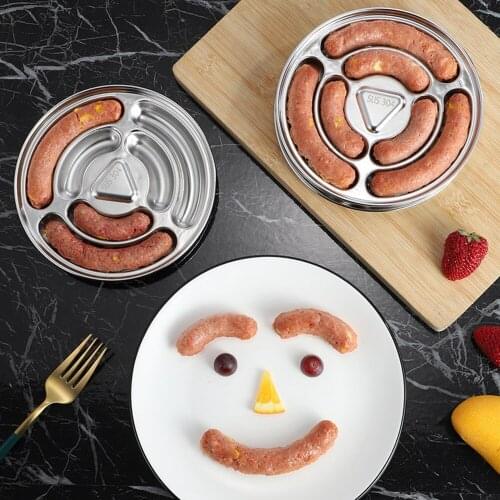 Sausage Mold 304 Stainless Steel Childrens Hot Dog Making Mould Homemade Diy Ham Sausage Mold Sausage Tray Kitchen Baking Tools