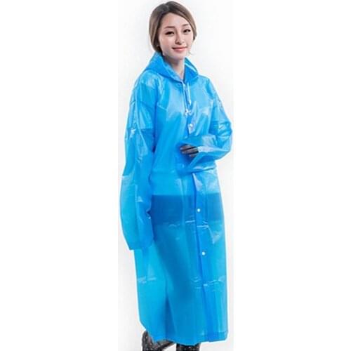 Summer Womens Raincoat See Through Hooded Raincoat Festival Long Rain Coat Outdoor Camping Rainwear Raincoats Rain Gear