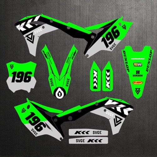 3M Stickers Motocross Graphics Decals Kits For Kawasaki KX250F KXF250 KXF 250 2017 2018 2019 2020 KX 250F For Kawasaki 250 KXF
