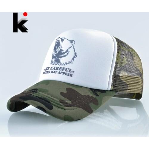2018 New Arrival Snapback Hat For Men Summer Breathable Mesh Baseball Cap Women Outdoor Camouflage Bone Casquette Trucker Gorras