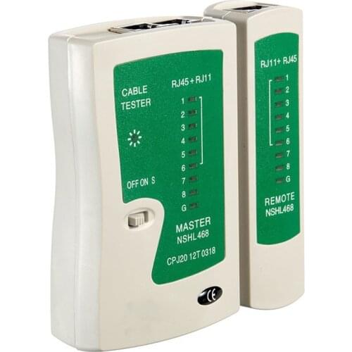 New Hot RJ45 RJ11 RJ12 CAT5 CAT 6 UTP Network Lan Cable Tester Test Tool QJY99