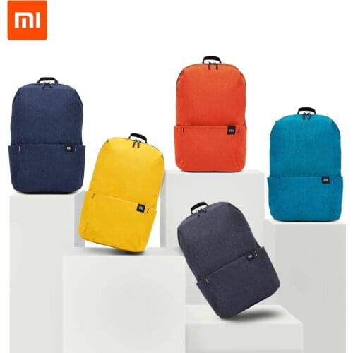 Original Xiaomi Colorful Small Backpack 10L Capacity 8 Colors Four Levels Of Water Repellent Leisure Sports Chest Bags Unisex