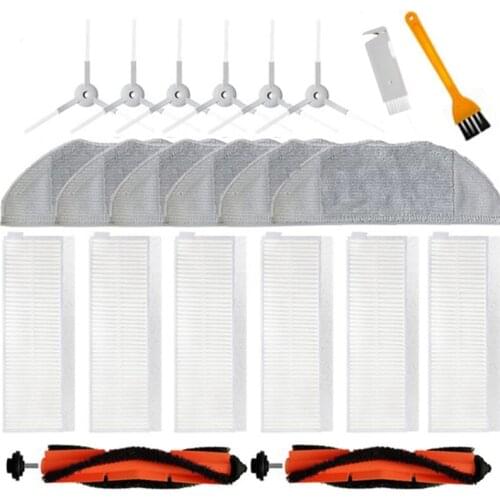 Main Rolling Brush Side Brush Hepa Filter Mop Cloth Rag For Xiaomi Mi Robot Vacuum Mop Essential G1 Cleaner Spare Parts