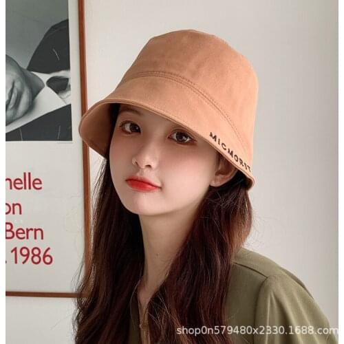 New Hat Female All-Match Fashion Sun Protection Sun Protection UV Protection Bucket Hat Face Show Small Bucket Cap Sun Hat
