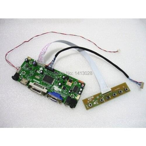 HDMI+DVI+VGA+Audio LCD Controller Board Work for 15 inch G150XTN3.0 1024*768 LCD Panel Drive control suit