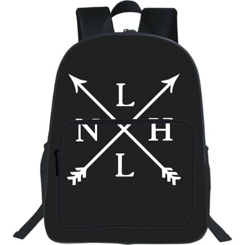 H Styles Backpack Teen Bookbag Boy Girl Bag Students Travel Shoulder Backpacks Men Casual Rucksack Kid School Bag Women Knapsack