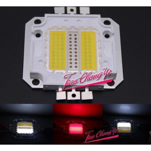 New 70W Double Color Cool white 7000K with Deep Red 660nm High Power LED Light lamp
