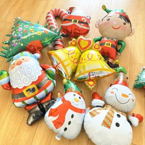 1pc Merry Christmas Decoration foil Balloons Santa Clause Snowman Tree New Year Christmas Balloons Home Xmas Party Decor 2020