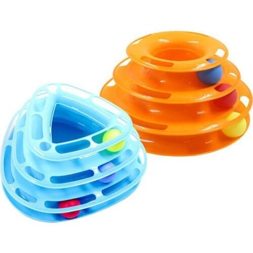 Funny Pet Toys Crazy Ball Disk Interactive Amusement Plate Play Disc Random ColorTurntable Toy New Year Toy Colorful