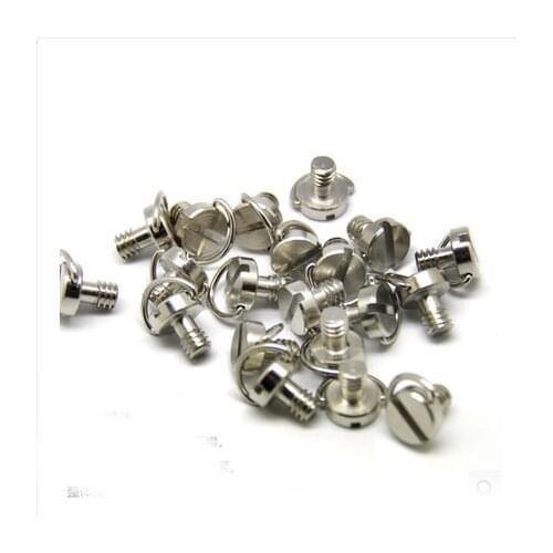 50PCS 1/4"-20 Camera Connecting Screw Captive 1/4" Folding D-Ring Adapter Screw for Cam Tripod Monopod and Quick Release Plate