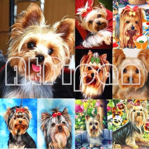 5D Diamond Embroidery Animal Dog Mosaic Cuadros Home Decor DIY Diamond Painting Full Drill Cross Stitch Kits Gift