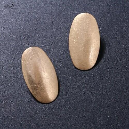 Badu Gold Stud Earring Jewelry for Woman Oval Geometric Punk Vintage Fashion 2017 Gift for Girls Wholesale Drop Shipping