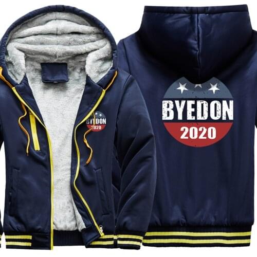 Byedon Print 2020 New Arrival Pocket Wool Liner Hooded Korean Style Leisure Tops Hipster Streetwear Clothing sudadera hombre