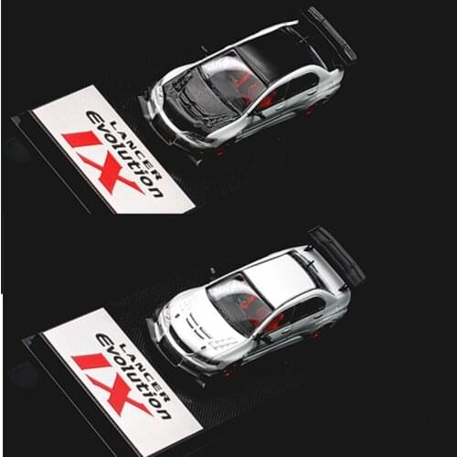 CM Model 1:64 Mitsubishi Lancer Evolution IX Pearl White Diecast Model Car