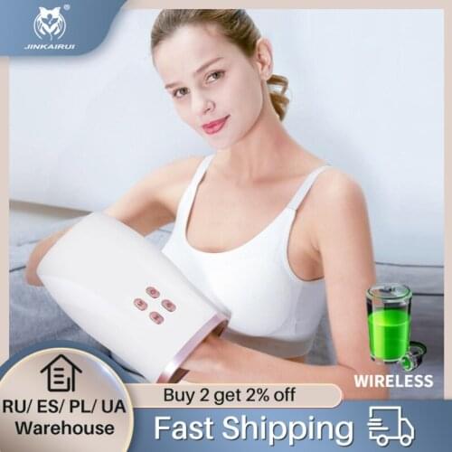 Electric Multi-function Beauty Hands Massager Device Wireless Use Heating Air Compression Palm Relief Finger Wrist Fatigue Gift