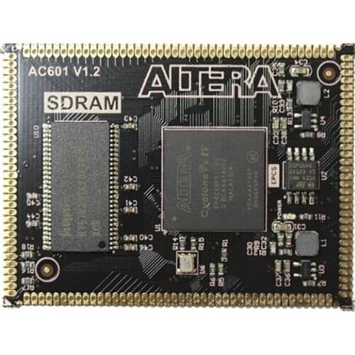 EP4CE6 / EP4CE10 FPGA Core Board SDRAM Stamp Hole AC601