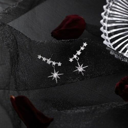 Classic Crystal Geometric Women Dangle Earrings Zircon Octagonal Earrings Fashion Earrings For Women 2019 Statement