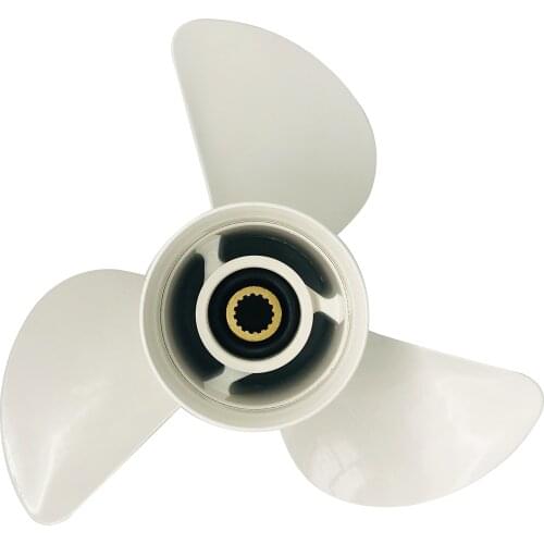 Boat propeller suit for Yamaha 14x19 aluminum prop 50-130HP 3 blade RH 15 tooth