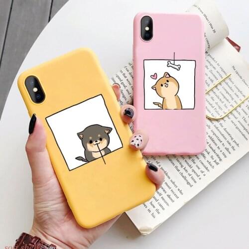 Couple Cartoon Cute Phone Case for IPhone 12 11 Pro mini 8 7 6s Plus SE X XR XS MAX Case Soft Silicone Cover Fundas Shell