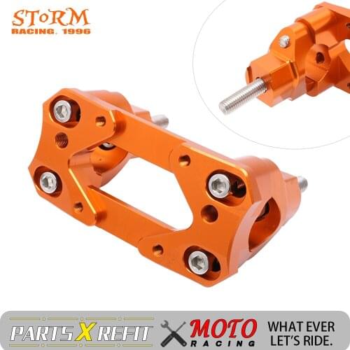 Motorcycle Aluminum CNC 1 1/8" 28MM Risers Mount Handlebar Clamps For KTM SX SXF EXC XCW XCFW EXCF 125-530 2000-2015