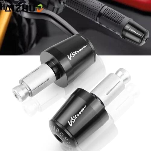 VSTROM Motorcycle Handlebar Grips End Cap Plug FOR SUZUKI Vstrom V-Strom DL 1050 1000 650 250 1000XT 1050XT DL1050 DL650 DL250