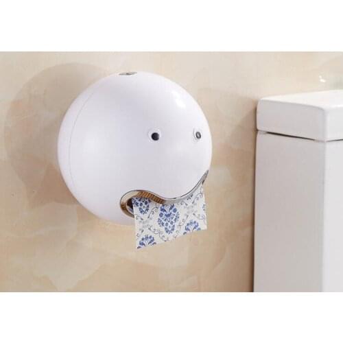 Cartoon plastic ball shape tissue box toilet roll holder tray Toilet Paper Holder Bathroom Accessories bath hardware