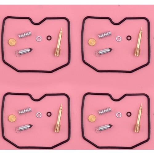 4Sets Carburetor Repair Kit Rebuild Set Motorcycle Accessories Fit for Kawasaki ZL 600 900 1000 ZR 550