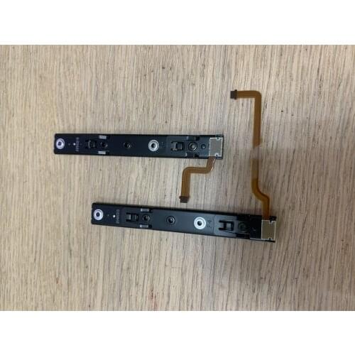 Original new ns for nintendo switch console LR slider assembly slide rail left right charging socket slot set