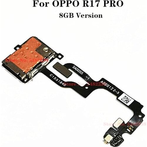Original SIM Reader For OPPO R17 Pro 8GB WIFI Single Antenna Board Flex Cable SD/SIM Card Booth For OPPO R17PRO