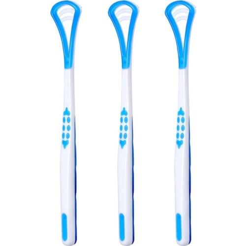 Silicone Tongue Scraper Brush Cleaning Food Grade Single Oral Care To Keep Fresh Breath Tongue Scraper For Oral Care
