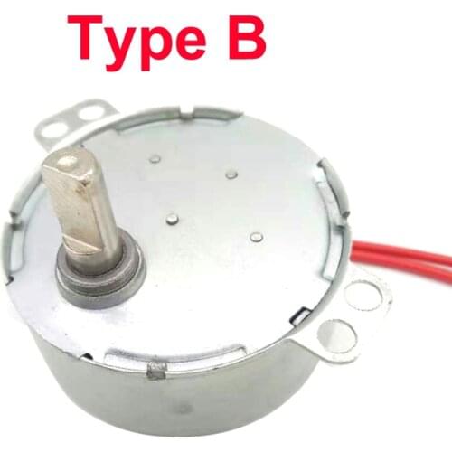 AC 5V 6V 9V 12V 110V 220V Synchronous Motor 4W Gear 0.9 To 70rpmSpeed Reducer Electric 220 V DIY Fan Egg Incubator Robust TYC-50