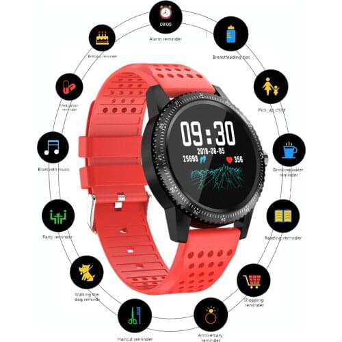 Unisex T1 Smart Wristband With Multi Daily Life Function Sweatproof Fitness Bracelet Woman Menstrual Reminder SMS Call Reminder