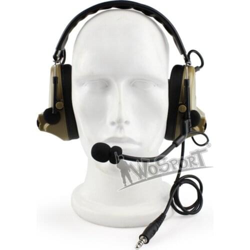 Wosport New Z-Tactical Headset Hunt CS Military Airsoft Comtaci 3-Software Air Headset 2019