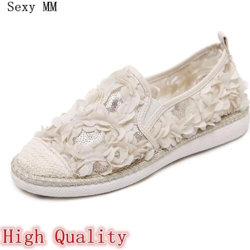 Summer Slip On Shoes Women Oxfords Shoes Loafers Flats Woman Casual Flat Shoes High Quality Plus Size 35 - 40