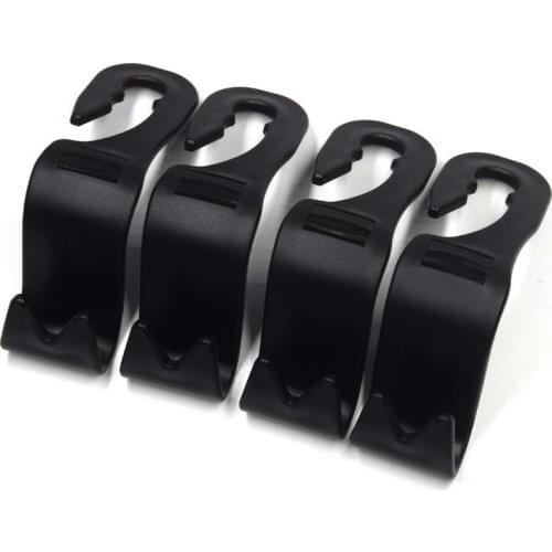 1/2Pcs Universal Car Seat Hook Back Hook Car Accessories Interior Portable Hanger Holder Storage for Car Bag Purse Cloth