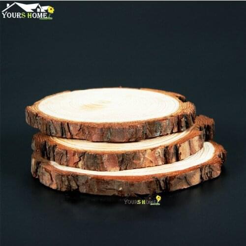 1pcs Diameter(15-17cm) Height(2cm) Coasters Wood Slices Bar Mats Wood Coasters Reclaimed Willow Wood Coaster Barware