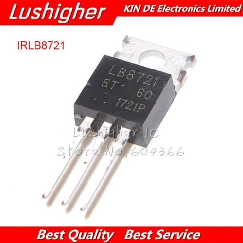 10PCS IRLB8721 TO220 IRLB8721PBF TO-220 MOSFET New Original