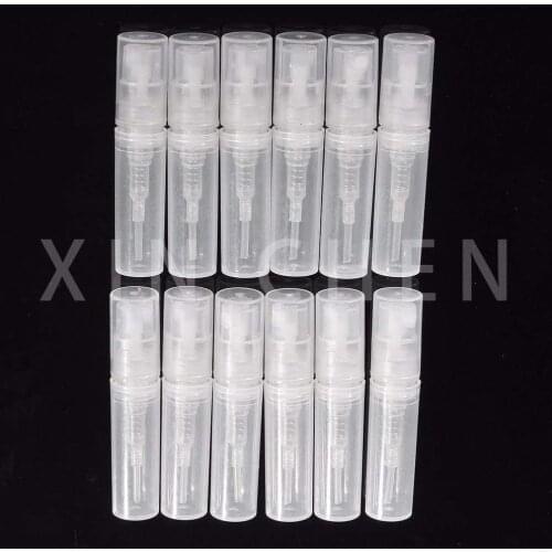 10 Pcs Plastic Perfume Spray Bottles Refillable Fine Mist Portable Sprayer Empty Travel Bottle for Makeup Cosmetic 2ML 3ML 5ML