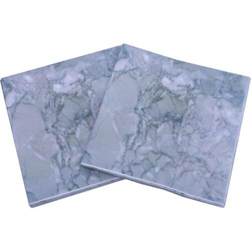 33*33cm 20pcs/Napkins Marble Color Printed Striped Floor Tile Decoupage Servilletas Vintage Table Napkins Paper Party Decor