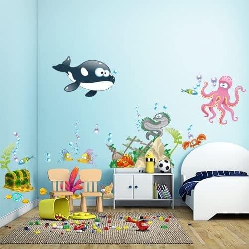 R00193 sticker mural kids Wall Art size 120x60 cm Wall decoration, Wall stickers, wallpaper