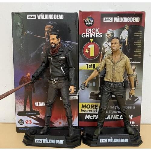 The Walking Dead Action Figure Negan Rick Grimes Collectible Model Toys