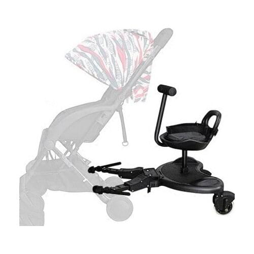 The stroller artifact can be connected to the stroller seat for easy and convenient travel
