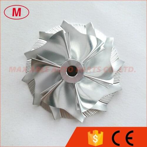 K24 5324-123-2007 Turbocharger Aluminum 2618/Billet Compressor wheel 42.37/60.50mm 6+6 blades for 911 GT2 (996), 911 Upgrade