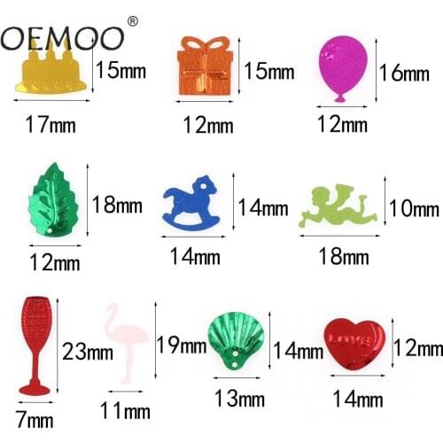 Colorful Confetti 15g Happy Birthday Heart Star Wedding Party Scatter Table Decoration Age Birthday Party Wedding Decor Supplies