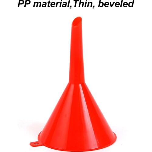 4-Pieces 4-Sizes Plastic Funnel Set for Car Oil, Gas and Fluids