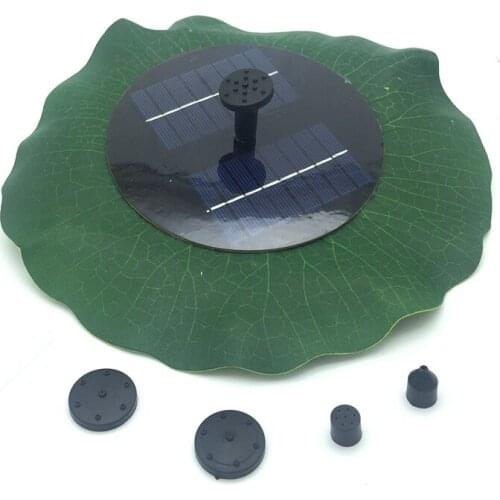 Lotus Leaf Fountain New Solar Water Floating Pump Fountain Garden Pool Watering Solar Pump Kit