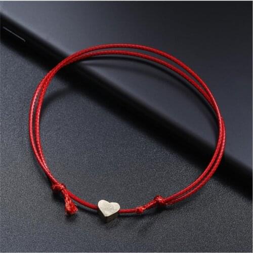 New Fashion Charm Lucky Bracelet For Men Women Golden Color Adjustable Rope Bracelet Wholesale