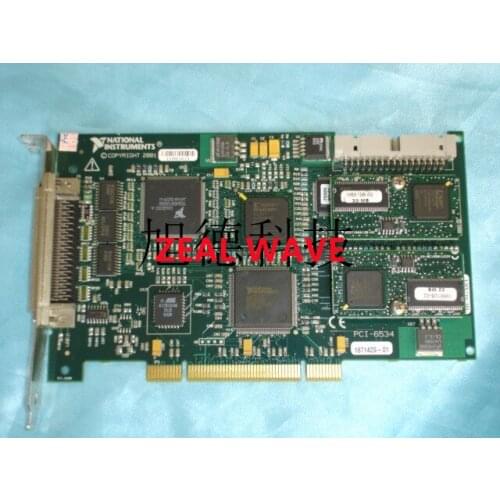 Used American Genuine NI PCI-6534 Communication Letter Data Acquisition DAQ Card